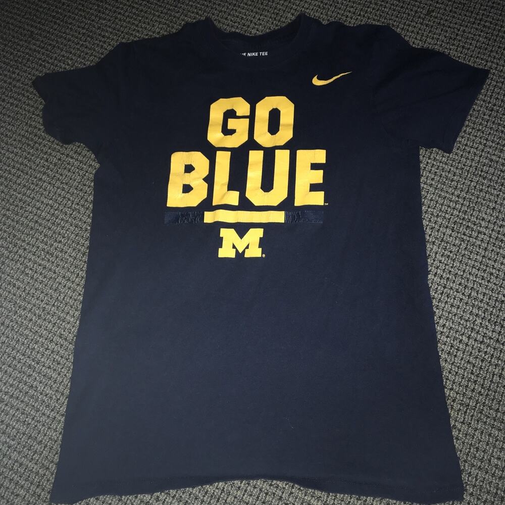 Michigan‎ Wolverines Adult Small Go Blue Nike Tee